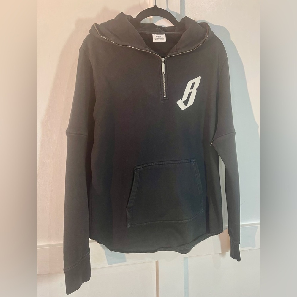Billionaire boys club pullover sweatshirt kangaroo pockets woman’s size medium